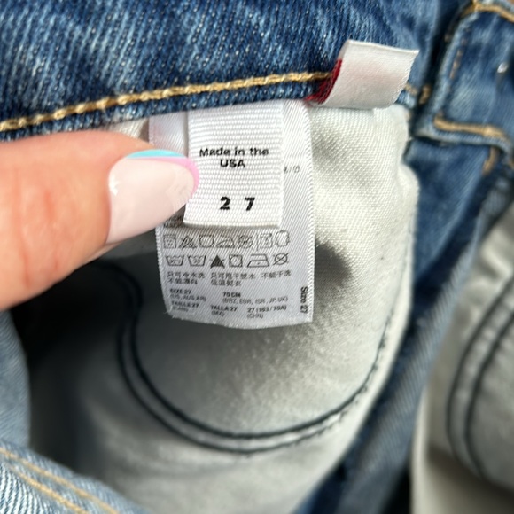 American apparel high-waisted jean shorts - Picture 4 of 5